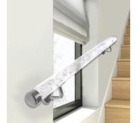 Barandilla acrílica transparente de 90 cm para escaleras interiores, barra de apoyo de seguridad antideslizante de 50 cm-600 cm, barandilla de pared para niños, uso en interiores y exteriores