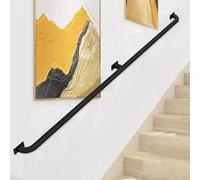 Barandilla antideslizante de hierro forjado para interiores y exteriores, barandilla de seguridad para villas y balcones, 365 cm de longitud