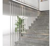 Barandilla antideslizante para escaleras, barra de agarre de metal ajustable para mayor seguridad y apoyo en escaleras y como separador de ambientes