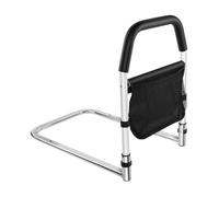 Barandilla auxiliar de cama | Con de almacenamiento, plegable y ayuda de seguridad - Soporte para barandillas de cama para personas mayores - Para el hogar, hospital, cuidado de la salud