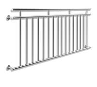 Barandilla balcón acero 90x225cm estilo francés