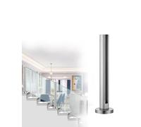 Barandilla de acero inoxidable 304 para balcones de interior/exterior, placa de balaustrada de vidrio de 10/12 mm, diseño elegante para escaleras y terrazas modernas
