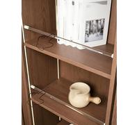 Barandilla de acrílico for estantes, valla frontal anticaída for gabinetes y estantes, poste de seguridad decorativo, baño de oficina, valla for revistero(51cm/20.1in)
