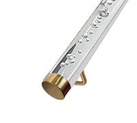 Barandilla de acrílico transparente de 1.6 a 20 pies, kit completo de barra de soporte antideslizante para seguridad en interiores, ideal para pasillos y escaleras