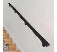 barandilla de escalera Barandilla De Escalera Moderna, Barandilla Negra Para Escaleras, Barra De Soporte De Tubo Cuadrado Para Pasillos, Jardines De Infancia, Patios Y Lofts Con Kit De(L 240cm/7.9ft)