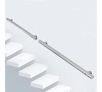 Barandilla de escalera de acero inoxidable para interiores y exteriores, juego de pared para villa, loft y pasillo, barandilla de metal para seguridad y estilo moderno