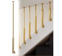 Barandilla de escalera de hierro forjado, balaustres interiores modernos para decoración de escaleras del hogar y división de habitaciones