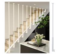 Barandilla de Escalera de Hierro para Interiores, Color Negro, 30 cm/11,8 Pulgadas, con Montaje Lateral, para hoteles, restaurantes, Pubs, Columna de protección Moderna Desmontable (1 Unidad