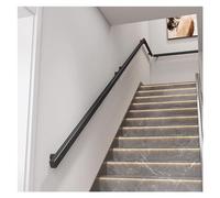 Barandilla de escalera de madera para interiores, montaje en pared, para loft o sótano, barra de apoyo antideslizante, kit completo para personas mayores/niños (400 cm)
