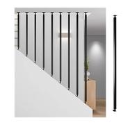 Barandilla de escalera de metal personalizable ajustable de 0° 270° de hierro forjado para el hogar, balcón, biblioteca, solución de seguridad duradera para espacios elegantes