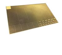 Barandilla de escalera de polietileno fotograbado para modelo de buque de guerra 1/700, material de cobre, color dorado, compatible con CYPE005 y E45150 para entusiastas del modelado marino