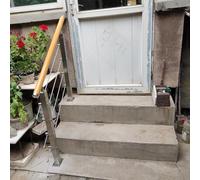 Barandilla De Escalera Exterior De 2, 3, 4, 5, 6, 7, 8, 9 Y 10 Escalones, Kit De Barandilla Impermeable Para Porche Con Conector, Pasamanos De Pvc, Poste De Acero Inoxidable, Cables Y Kit De Instalac