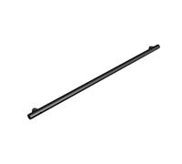 Barandilla de escalera interior negra il - Barrera de seguridad industrial de acero galvanizado para jardín pasillo loft (120 cm, negro) - Durable y elegante fácil instalación