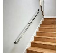 Barandilla de escalera interior｜Pasamanos de pared de acero inoxidable para escalera｜Barandilla de escalera moderna Pasamanos para escalones exteriores Barra de soporte de seguridad(100cm)