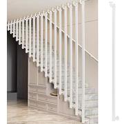 Barandilla de Escalera metálica de 1,9 m de Alto con husillos Blancos Que evitan la caída de Las mamparas para oficinas, Estudios, hoteles y divisiones.