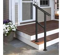 Barandilla de escalera para exterior/interior, pasamanos de transición para terrazas, barandilla de suelo de hormigón o madera, pasamanos de seguridad para personas mayores(C,80cm/32inch)