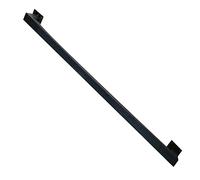 Barandilla de Escalera, pasamanos para escaleras, barandillas Exteriores, barandilla de jardín, Escalera Cuadrada Negra Ajustable de 30-600 cm - Barandilla de Agarre de Tubo de HIE