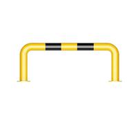 Barandilla De Estacionamiento En Forma De U, Postes De Advertencia De Tráfico Negros Y Amarillos, Barra De Protección For Talleres, Capacidad De 300 Kg, For Estacionamiento(1000x600mm)