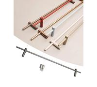 Barandilla de Estanteria Tope para Estantes, Barandilla Decorativa con Tornillos, Barandilla para Estantes de Librería de 50 70 100 130 150 180 cm, Barrera Tubular(Gray,16in/40.6cm)