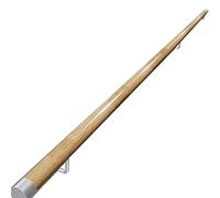 Barandilla de madera antideslizante para montar en la pared para interiores, fácil de instalar, capacidad de carga de 200 kg, disponible en 1 m, 2 m, 4 m (tamaño: 120 cm) y Slish