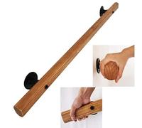 Barandilla de madera para escalera de 50 a 120 cm, barandilla antideslizante para loft, parapeto de seguridad infantil con 2 soportes, industrial il (tamaño: 120 cm)