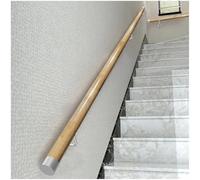 Barandilla de madera para escaleras, barra de soporte antideslizante para montar en la pared para lofts interiores, escaleras y escalones de terraza y escaleras seguras
