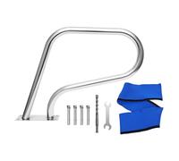 Barandilla de piscina de acero inoxidable 304, pasamanos para piscina, pasamanos, capacidad de carga de 120 kg, accesorios adicionales, acero inoxidable, pasamanos, barandilla para escaleras, rampa