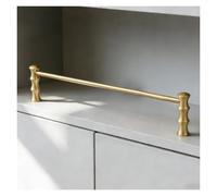 Barandilla de Seguridad para estantes, Barra de latón para vitrinas, Juego de barandilla Decorativa de 81 cm para Zapatos, baño y Almacenamiento de Vino, barandilla de Seguridad para preveni