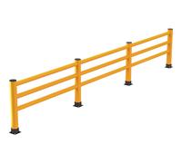 Barandilla de seguridad, pasamanos Ampere Rack Mammut, con 3 barras transversales