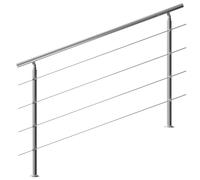 Barandilla escalera acero inoxidable 160cm 4 travesaños