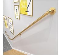 Barandilla flotante para escaleras Barandillas, Pasamanos, Escaleras, Adecuadas for Ancianos, Niños Y Discapacitados, Con Barandillas De Seguridad Antideslizantes(Gold,25cm)
