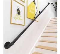 Barandilla flotante para escaleras Barandillas, Pasamanos, Escaleras, Adecuadas for Ancianos, Niños Y Discapacitados, Con Barandillas De Seguridad Antideslizantes(Nero,30cm)