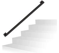 Barandilla flotante para escaleras Pasamanos, Escaleras, Pasamanos, Soportes De Pared, Pasamanos De Escalera Interior(Nero,180cm)