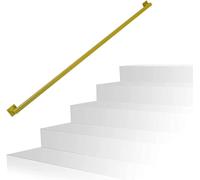 Barandilla flotante para escaleras Pasamanos, Escaleras, Pasamanos, Soportes De Pared, Pasamanos De Escalera Interior(Gold,30cm)
