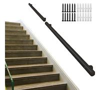 Barandilla moderna de acero inoxidable para montaje en pared para uso en interiores y exteriores, disponible en tamaños de 1 m, 1,5 m, 2,5 m, 3,5 m (80 cm), soporte para seguridad y estilo