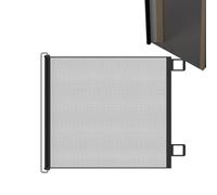 Barandilla para Bebés De Malla - Barrera Retráctil para Escaleras - Separador De Seguridad A Prueba De Niños Y Gatos Sin Taladro para Cocina Jardín Chimenea Piscina Área Bebé