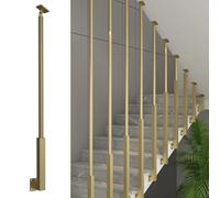 Barandilla para escaleras Barandillas industriales para escaleras Barandillas para escaleras Barandilla de seguridad tipo L Barra de sujeción antideslizante (130cm 1PS)