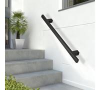 Barandilla para exteriores, 1m 120cm 1,5m 180cm 2m 2,5m 3m kit de soporte para barandilla de escalera, barandillas de pared para puerta de entrada, jardín, pasillo, lofts(300cm)
