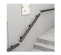 Barandilla Pasamanos de madera negros, pasamanos de seguridad for montaje en pared, barandilla de escalera, barandilla for el hogar, pasillo interior balaustradas(100cm)