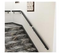 Barandilla Redonda de Acero Inoxidable montada en Pared para escaleras de 3 pies a 23 pies de Longitud, barandilla de Seguridad Interior y Exterior para Madera y hormigón muros de ladrillo,