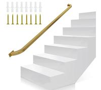 Barandilla vintage Battuto de 90 cm - Elegante barandilla de escalera para interior/exterior montado en la pared, balcón y escalera Kit de seguridad elegante soporte para decoración del hogar