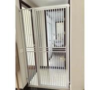 Barandillas Altas para Mascotas, barreras de Seguridad extraíbles para bebés para Balcones y Salones, Personalizables y con Espacios Estrechos(115x235cm/45x93in)