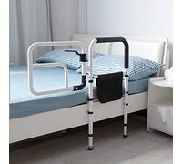 Barandillas de Cama, Barra de Asistencia for la Cama con Bolsillo de Almacenamiento. Asistencia for Personas discapacitadas for Subir y Bajar de la Cama en casa. Se Adapta a la mayoría...
