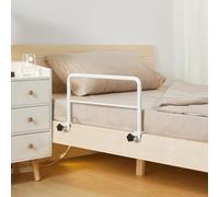 Barandillas de cama para adultos mayores, barra de apoyo para prevención de caídas junto a la cama, barandillas de seguridad para camas médicas con clip, para atención hospitalaria y domiciliaria(50*3