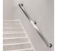 Barandillas de escalera de tubería industrial，80cm/100cm/1.5m/2m/300cm/4m Pasamanos de escalera de acero inoxidable para kit de barra de agarre de montaje en pared interior y exterior(30cm)