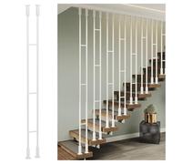 Barandillas De Escalera Modernas: Balaustres Metálicos Con Columnas Cuadradas For Áticos Interiores, Postes De Pasamanos For Montaje En Techo O Suelo(B,65cm(2.1ft))
