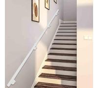 Barandillas de escalera modernos de 30 a 600cm, barra de agarre redonda de hierro forjado, barra de soporte antideslizante pasamanos de escalera, Pasamanos de pared para interiores(80cm)