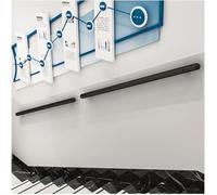 Barandillas de escalera para interiores y exteriores, tubo de hierro de 50 cm, soporte seguro para personas mayores y niños, ideal para uso doméstico y loft