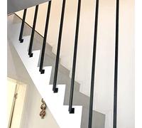 Barandillas decorativas modernas para escaleras de interior, agarre antideslizante, diseño cuadrado en forma de L, barandillas protectoras de pared para mayor seguridad