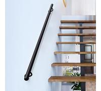 Barandillas modernas para escaleras de hierro forjado para interiores exteriore barras de soporte para barandilla montadas en la pared para decoración del hogar hoteles villas(360cm)